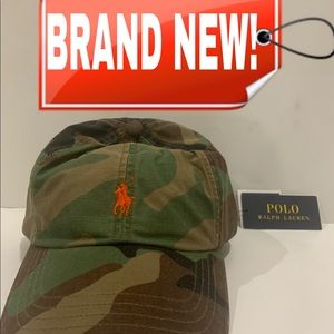 POLO RALPH LAUREN CAMO CAMOUFLAGE HAT BRAND NEW